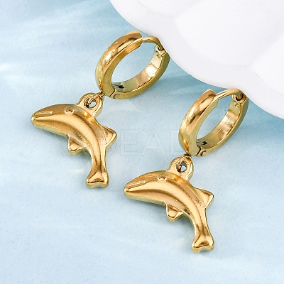 304 Stainless Steel Hoop Earrings EJEW-F357-02G-04-1