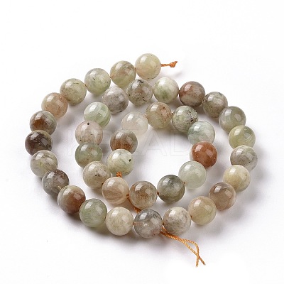 Natural Arusha Sunstone Beads Strands G-P488-04C-1
