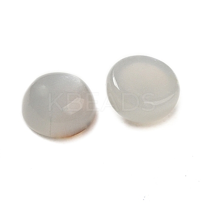 Natural Grey Moonstone Cabochons G-L541-01B-6mm-1