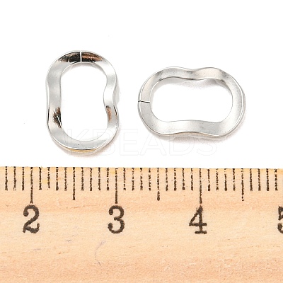 Non-Tarnish 304 Stainless Steel Linking Rings STAS-I202-06P-1