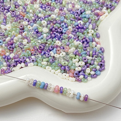 Transparent Glass Seed Beads FIND-U017-18C-1