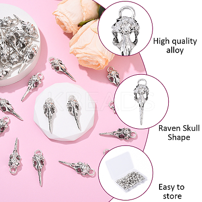 30Pcs Tibetan Style Alloy Pendants FIND-YW0008-78-1