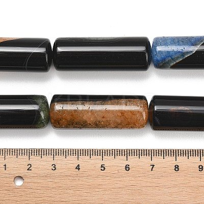 Natural Agate Beads Strands GG-L001-A01-01E-1