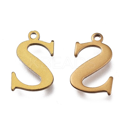PVD Vacuum Plating  304 Stainless Steel Charms STAS-H112-S-AB-1