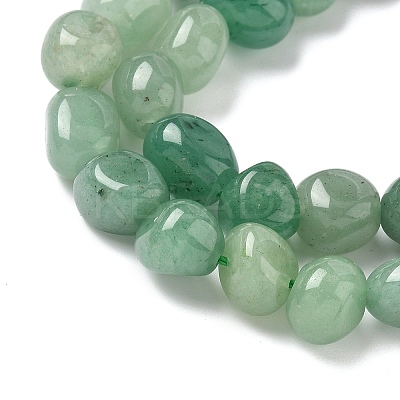 Natural Green Aventurine Beads Strands LS-G-C038-02A-01-1