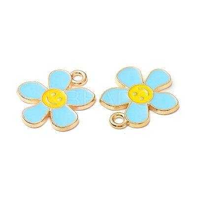 Alloy Enamel Pendants ENAM-C009-01G-1