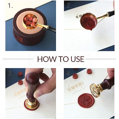 Sealing Wax Particles for Retro Seal Stamp DIY-CP0001-49A-1