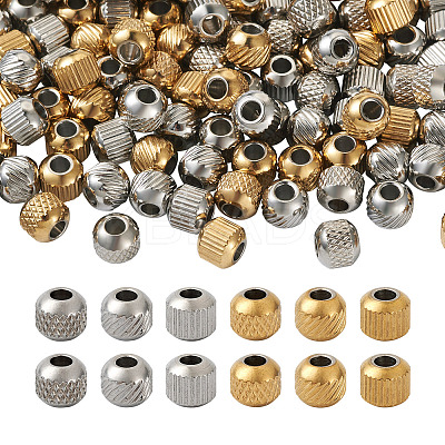 201 Stainless Steel Beads STAS-PJ0001-33-1
