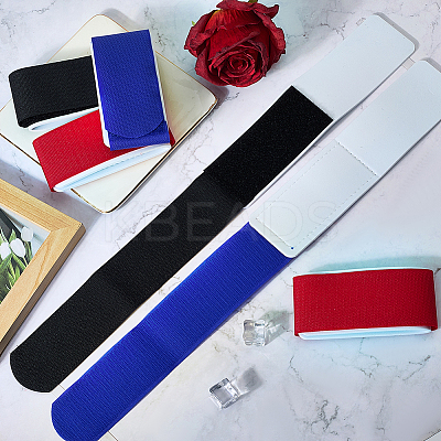 6Pcs 3 Colors EVA with Nylon Snowboard Straps FIND-CN0002-27-1