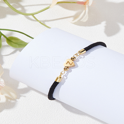 1Pc Adjustable Nylon Cord Bracelets for Women Men BJEW-LP0001-30Z-1
