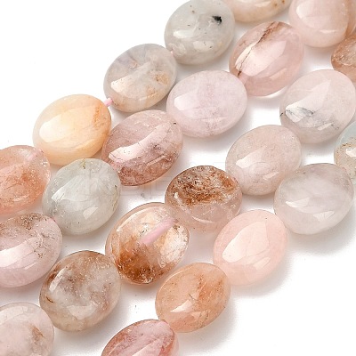 Natural Pink Morganite Beads Strands G-H335-N01-8x10mm-1