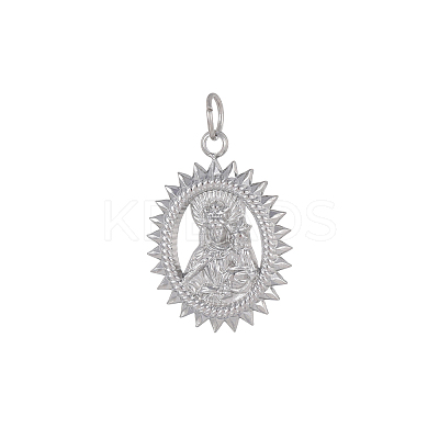 304 Stainless Steel Pendants STAS-OY002-21P-1