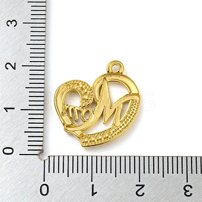 Ion Plating(IP) Real 18K Gold Plated 304 Stainless Steel Rhinestone Pendants STAS-P341-09G-02-1