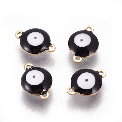 Ion Plating(IP) 304 Stainless Steel Enamel Links connectors LS-STAS-F206-02G-C05-1