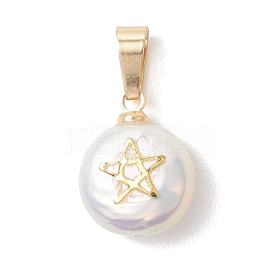 3Pcs 3 Styles Baroque Natural Keshi Pearl Pendants PALLOY-JF04958-1