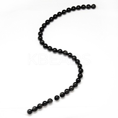 Natural Obsidian Round Beads Strands X-G-L275-03-12mm-01-1