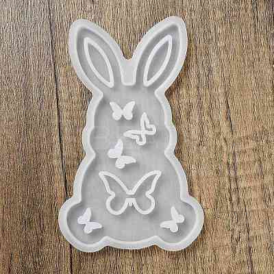 Easter Theme Rabbit with Butterfly Pattern DIY Silicone Table Lamp Molds SIMO-G008-02A-1
