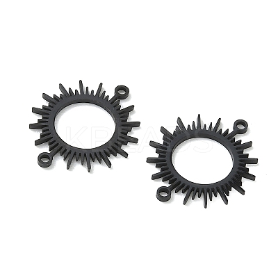 304 Stainless Steel Hollow Connector Charms STAS-P332-12B-1