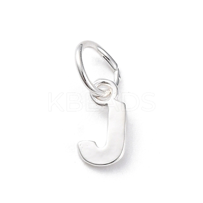 925 Sterling Silver Letter Charms LS-STER-C012-01S-J-1
