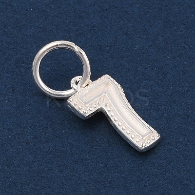 Number Series 925 Sterling Silver Charms LS-STER-Q002-01H-1