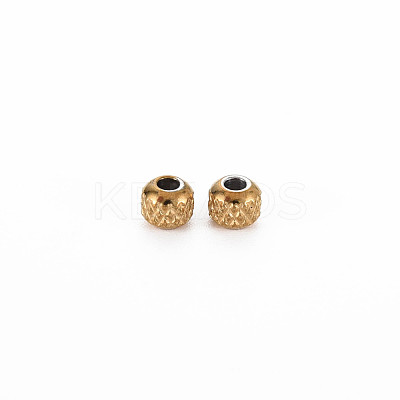 201 Stainless Steel Beads STAS-N088-37A-01G-1