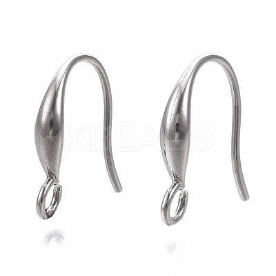 Tarnish Resistant 304 Stainless Steel Earring Hooks STAS-S079-163-1