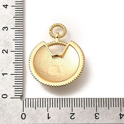 Brass Enamel Pendants KK-U055-12G-02-1