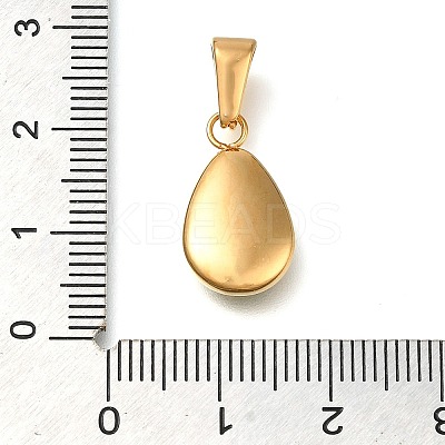 Ion Plating(IP) 304 Stainless Steel Enamel Pendants STAS-Z113-13G-02-1
