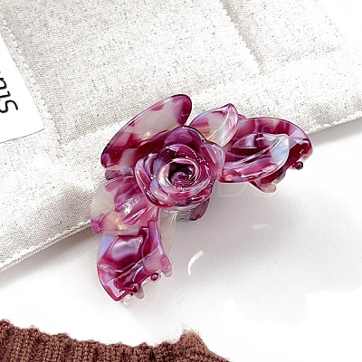 Cellulose Acetate Claw Hair Clips PW-WGF30E1-01-1