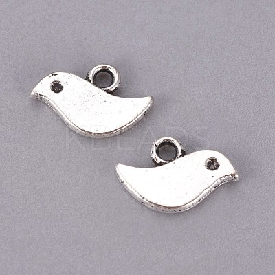 Tibetan Style Alloy Charms TIBEP-A18898-AS-LF-1