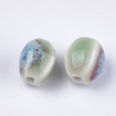 Handmade Porcelain Beads PORC-S498-07A-1