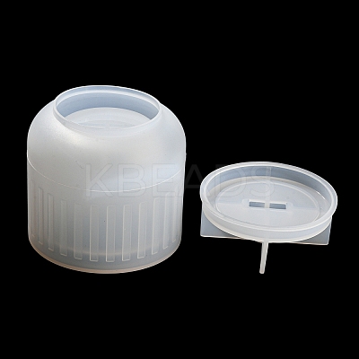 Stripe Pattern Column Candle Jar Molds LS-DIY-K073-04-1