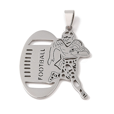 Non-Tarnish 201 Stainless Steel Pendants STAS-A094-05B-P-1