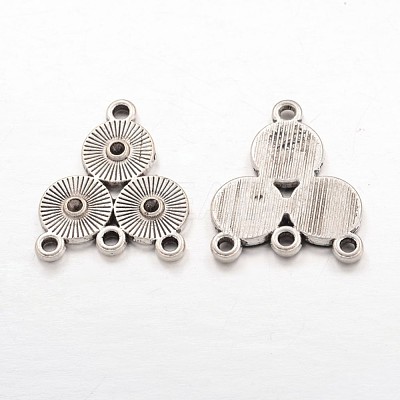 Alloy Rhinestone Connector Settings X-EA10684Y-1