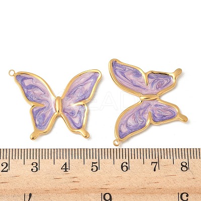 304 Stainless Steel Enamel Pendants STAS-V015-61A-G-1