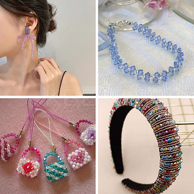 1420Pcs 10 Colors Glass Seed Beads SEED-TA0001-53-1