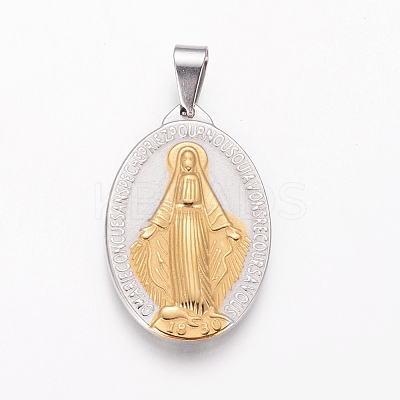 PVD Vacuum Plating 304 Stainless Steel Pendants STAS-I121-07-1