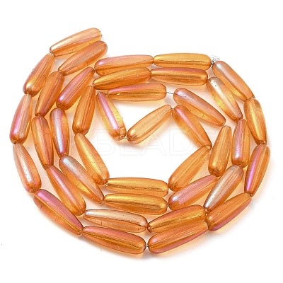 Glass Beads Strands GLAA-G104-01B-1