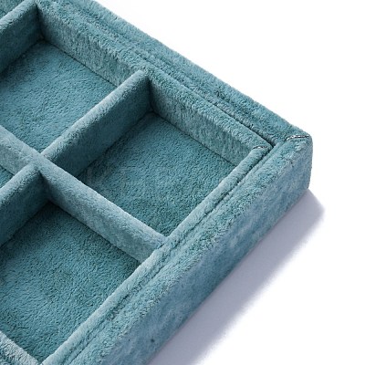 Removable Velvet Jewelry Organizer Display Trays for Earrings Necklaces Rings CON-R030-04C-1