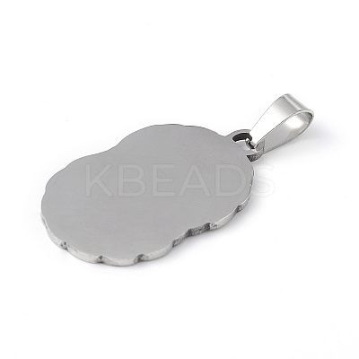 Non-Tarnish 201 Stainless Steel Pendants LS-STAS-C072-01P-1