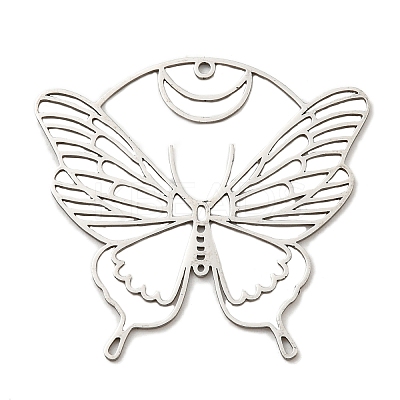Non-Tarnish 201 Stainless Steel Pendants STAS-M318-11P-1