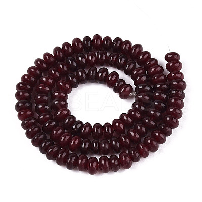 Dyed Natural White Jade Beads Strands G-T139-59A-01-1