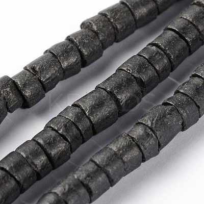 Natural Coconut Column Bead Strands COCB-O001-06-1