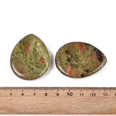 Natural Unakite Worry Stones for Anxiety G-T144-13G-1