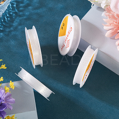 4 Rolls Round Crystal Elastic Stretch Thread EW-TA0001-09B-1