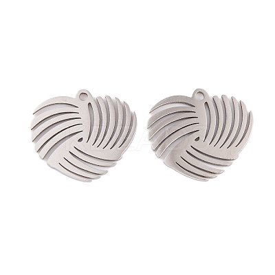 Non-Tarnish 5Pcs 201 Stainless Steel Pendants LS-STAS-M056-02A-P-1