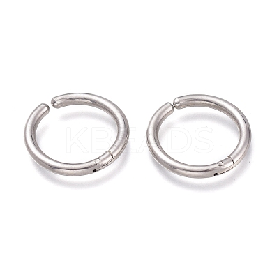 Non-Tarnish 201 Stainless Steel Clip-on Earrings EJEW-L256-04D-P-1