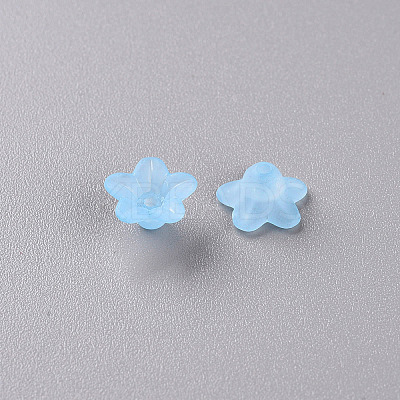 Transparent Acrylic Beads X-PL554-12-1