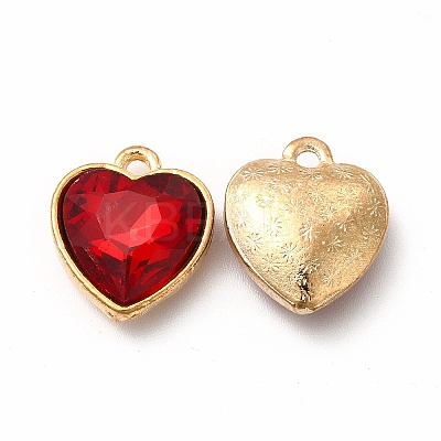 Faceted Glass Rhinestone Pendants GLAA-I051-B16-1