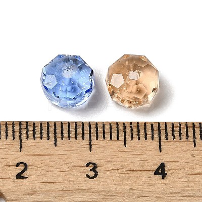 Transparent K9 Glass Beads GLAA-E048-02-1